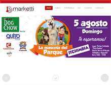 Tablet Screenshot of marketti.com.ec